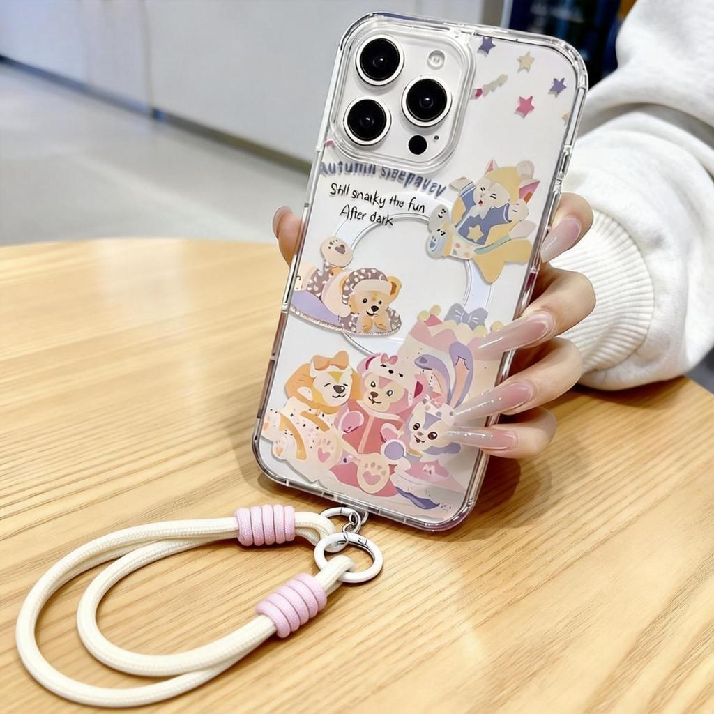 Bov-ดีไซน์เพื่อนสนิท ชาร์จไร้สาย พร้อมสายคล้อง เคส iPhone 17PROMAX เคสไอโฟน 13PRO 16PRO 15 14PLUS 12 11-CHXYCK45 ราคา ถูกที่สุด ดีลบีเคเค แกลเลอรีภาพที่ 4