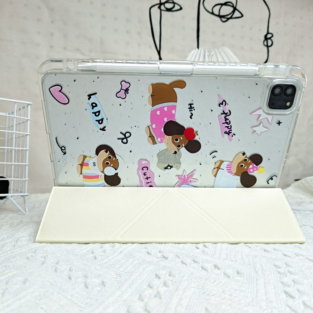เคสแท็บเล็ต แบบใส พร้อมช่องใส่ดินสอ สําหรับไอแพด Pro11 Air8 7 6 5 4 11นิ้ว Gen 11th 10th 9th 8th 7th ราคา ถูกที่สุด ดีลบีเคเค แกลเลอรีภาพที่ 7