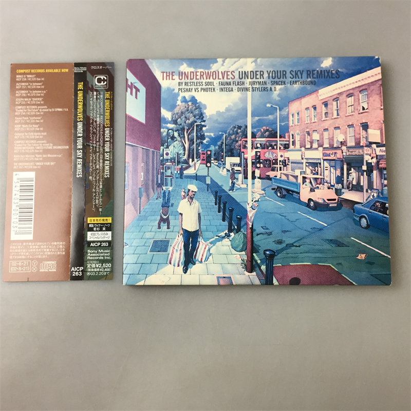 (ฉบับญี่ปุ่น ) 电子The Underwolves – Under Your Sky CD jing