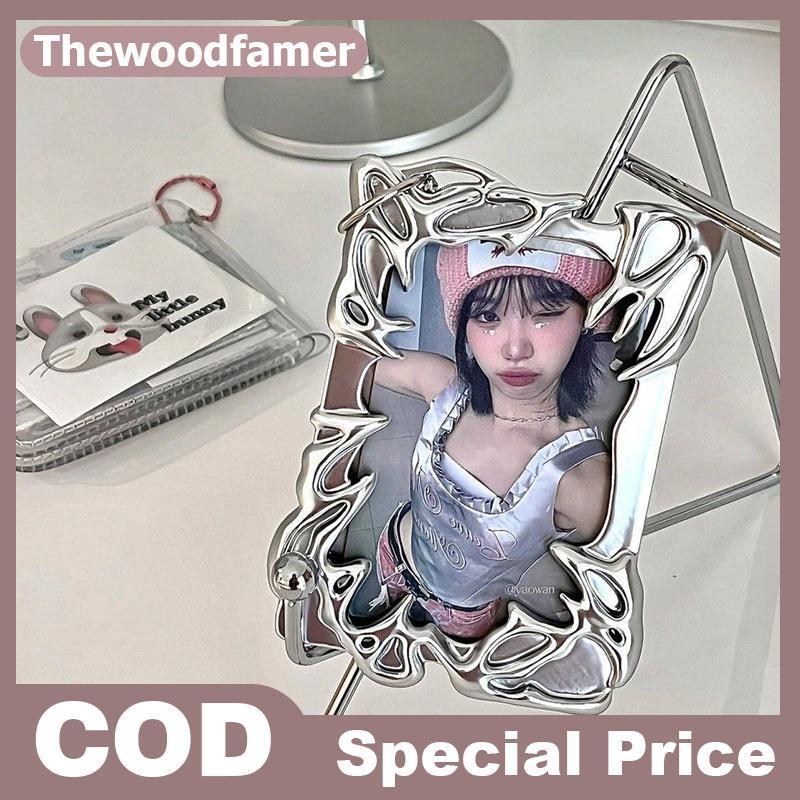 Thewoodfamer Electroplated Premium Feeling Creative Card Holder K-POP Idol Card Holder EN