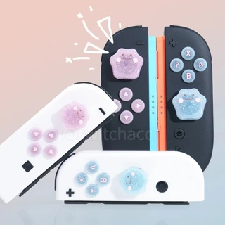 Ditto เกม Theme Switch Rocker Caps Shining Design สําหรับ Nintendo Switch 2 / 1 / OLED Thumb grip Analog Caps