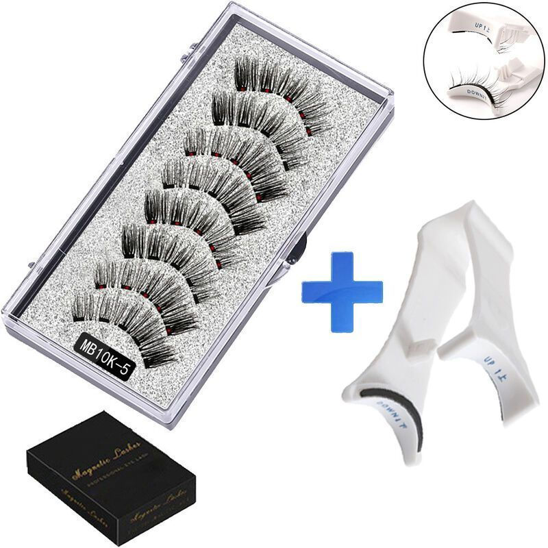 New Product#Magnetic False Eyelashes Two-Pair Set, Thick Magnetic False Eyelashes, Natural Magnetic 