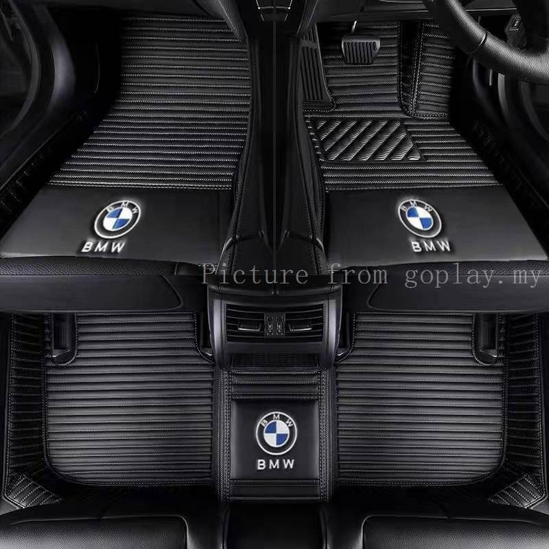 BMW F01 F02 F10 F30 E60 E90 G11 G12 G20 G30 พรมรถยนต์หางเสือขวา/พรมรถยนต์/หนัง XPE/กันน้ํา/ทําความสะ