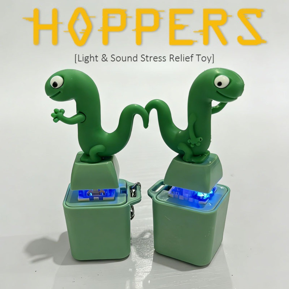 น่ารัก Tom Lizard มีเสียงตุ๊กตาตุ๊กตา Creative Hoppers พวงกุญแจจี้คอลเลกชันของขวัญ ราคา ถูกที่สุด ดีลบีเคเค แกลเลอรีภาพที่ 6