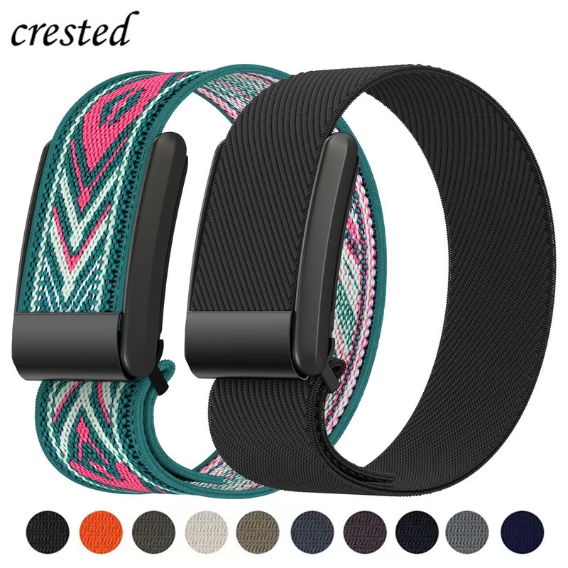 สายรัดไนลอนสําหรับ Whoop 4.0 Band Whoop 3.0 นาฬิกายืดสร้อยข้อมือกีฬา corea สายรัดข้อมือยืดหยุ่นสําหร