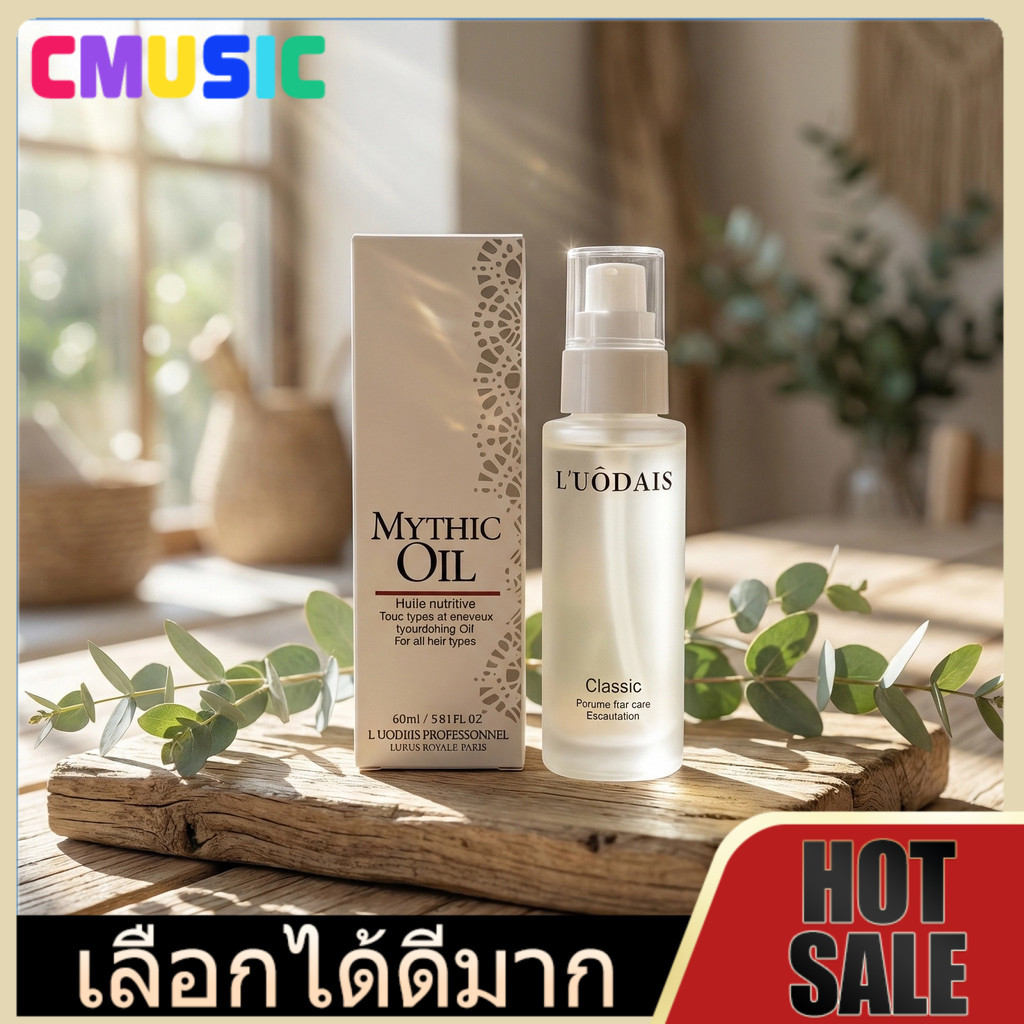 CMUSIC เซรั่มบำรุงผมแห้งเสีย น้ำตบเข้มข้น ฟื้นฟูผมขาดหลุดร่วง ผมนุ่มสลวยสุขภาพดี – Intensive Hair Repair Oil Serum