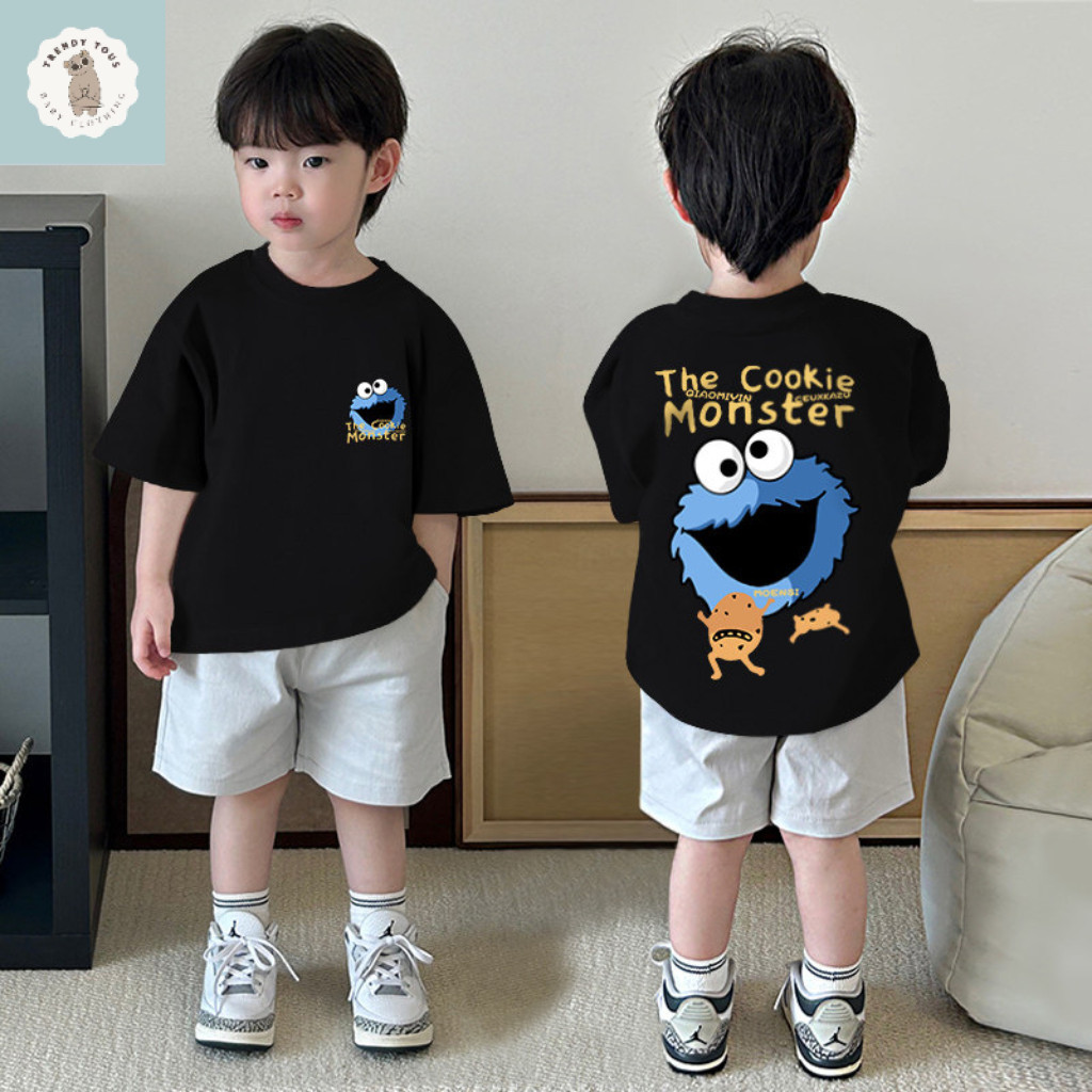 เสื้อยืดแขนสั้นสำหรับเด็กผู้ชาย สไตล์ใหม่สำหรับฤดูร้อน เสื้อเชิ้ตเด็กผู้ชายสุดเก๋