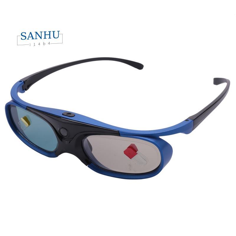 ชาร์จ DLP Link 3D แว่นตา Active Shutter แว่นตาสําหรับ Z3/Z4/Z6/H1/H2 ถั่ว G1/P2 & DLP LINK โปรเจคเตอ