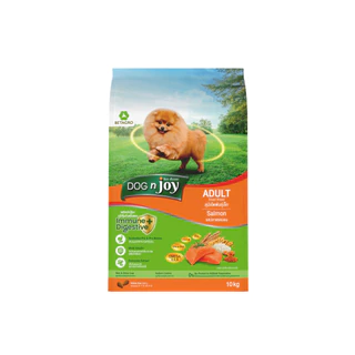 [8-10กก] Dog n Joy ด็อกเอ็นจอย อาหารเม็ดสุนัข เกรดพรีเมียม สำหรับอาหารสุนัขโต 1 ปีขึ้นไป ขนาด 8-10 kg