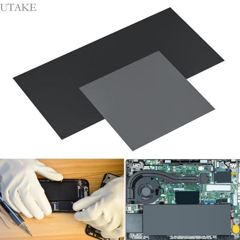 Utake เทปฟอยล์คาร์บอนทองแดงขั้นสูงระดับพรีเมียม 100x100 100x200 มม. สําหรับอุปกรณ์ระบายความร้อน