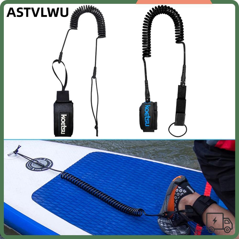 ASTVLWU Surfing Safety Hand Rope, Surfing Stand UP ปฏิบัติ Sup Board เชือกขา, ทนทานยืดหยุ่น TPU Padd