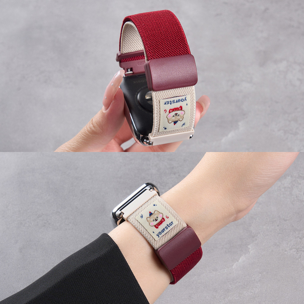 Y2k เกาหลีน่ารักแม่เหล็ก 2 สีสําหรับ Huawei Band 11 Pro สมาร์ทวอท์ชสายรัดข้อมือยืดหยุ่นสําหรับ Huawei Band 11