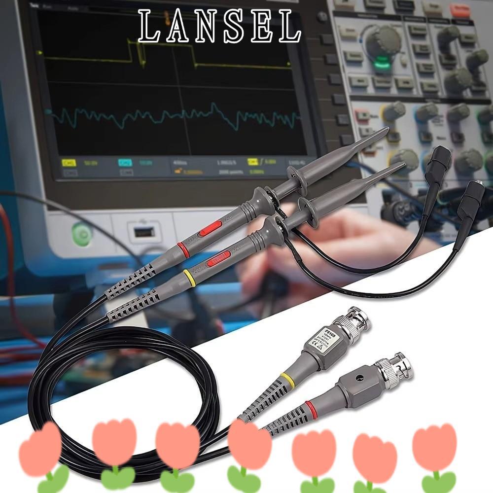 LANSEL1 1/2pcs BNC Oscilloscope Probe, วัดตะกั่ว 100MHz Oscilloscope Probe Kit, สะดวก X1/X10 10:1 Pr