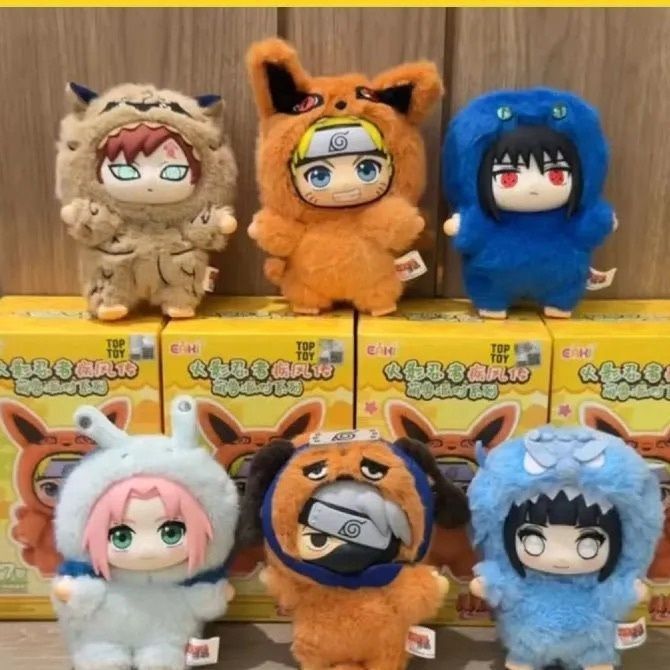 TOPTOY Shippuden Naruto Cute Beast Party Series กล่องปริศนาตุ๊กตาไวนิล Naruto