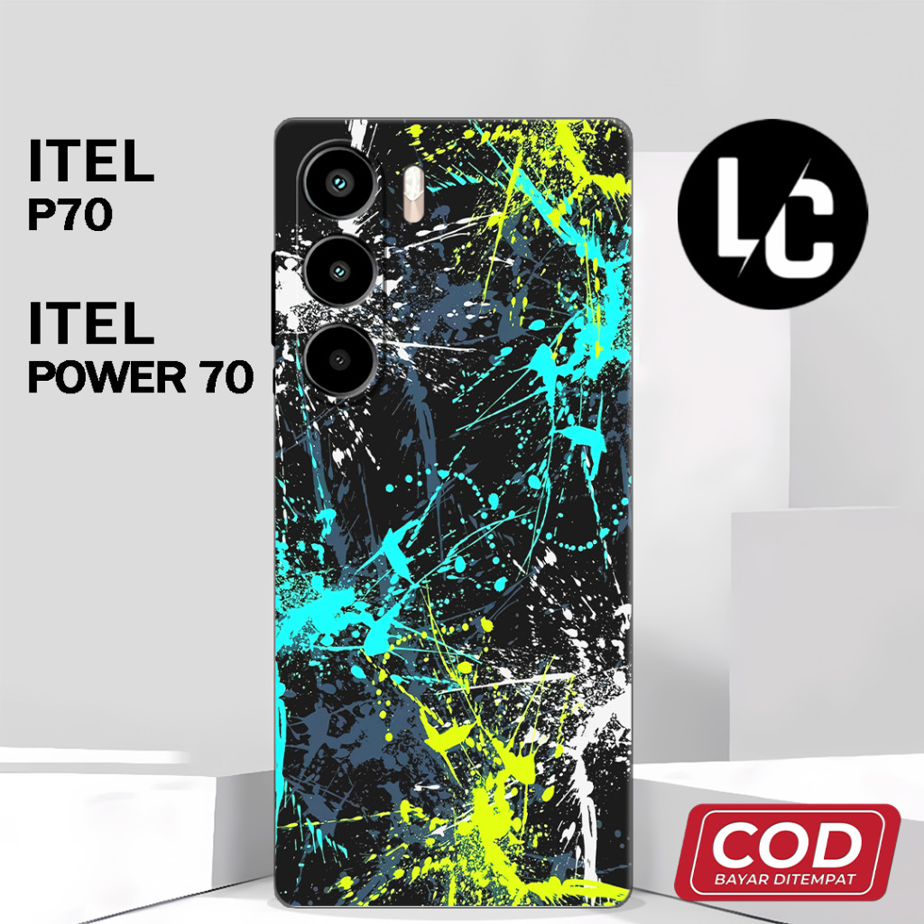 (AQ 2) ยืดหยุ่นยาง softcase สําหรับ itel Power 70 l อะนิเมะ motif ปลอก l บทคัดย่อ l น่ารัก l Gamers 