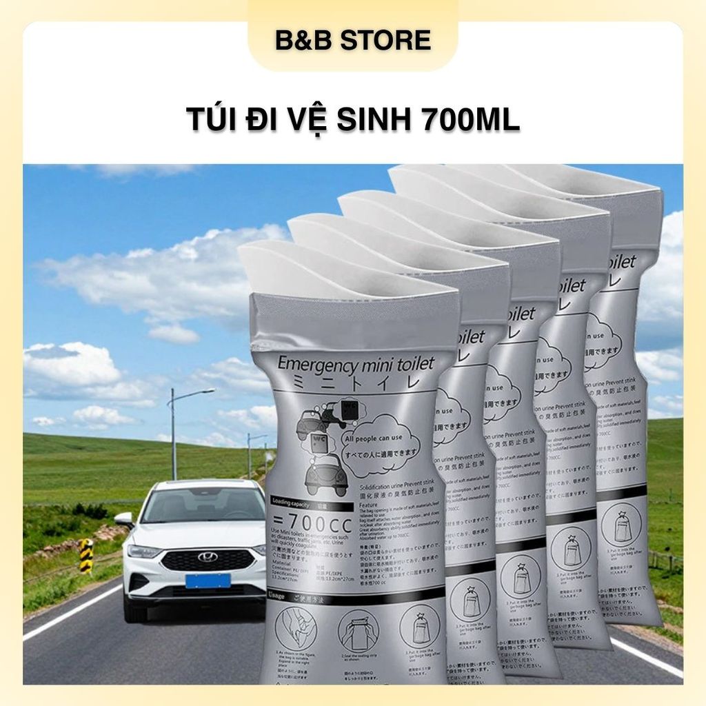 COMBO OF 5 กระเป๋าห้องน้ํา 700ML EXPRESS BB