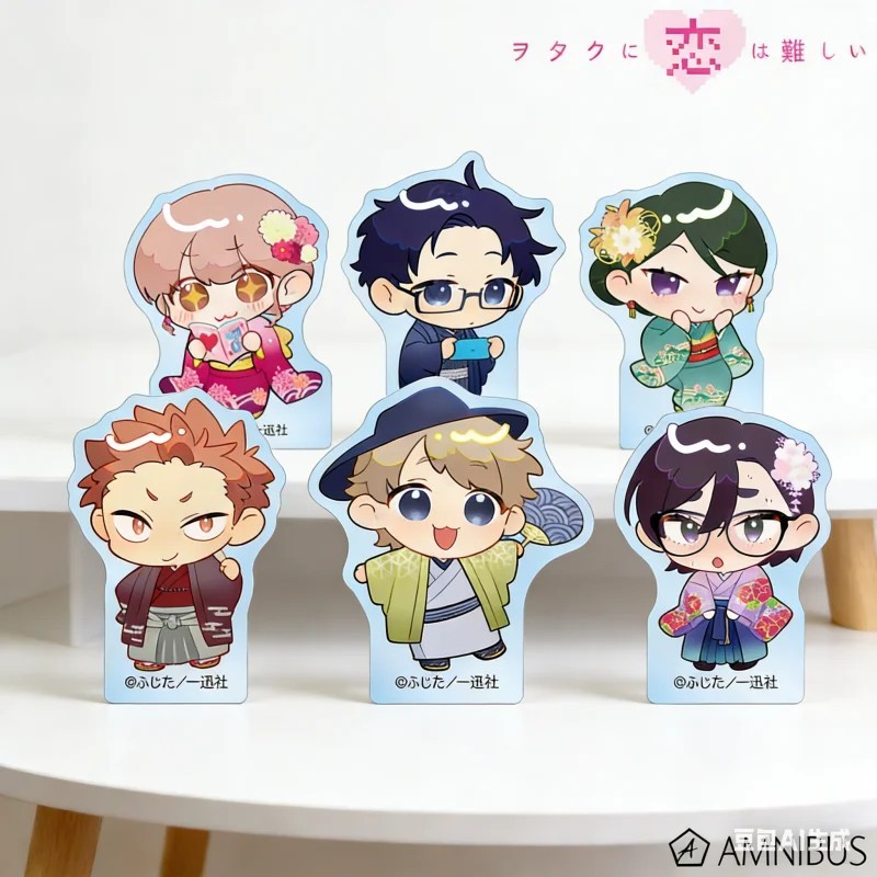 Standee อะนิเมะ Wotakoi ยากมากที่จะ Love A Otaku รุ่นอะคริลิค Chibi ตัวอักษร Study ตกแต่งโต๊ะเช่นของ