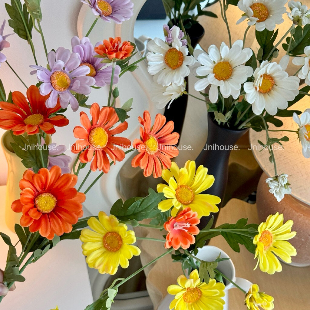 [พร้อมส่ง] Jnihouse : ดอกเดซี่ประดิษฐ์ดอกใหญ่ (Artificial large daisy flower)