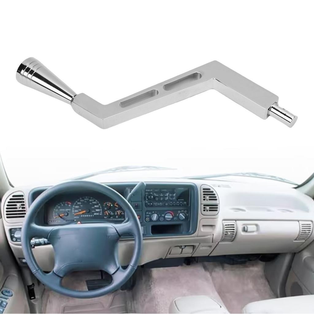 Mingxiu Xiuganpo ขัดอลูมิเนียมคอลัมน์เกียร์ Shift Lever เปลี่ยนสําหรับรถบรรทุกและ SUV 1995-1998 เสนอ