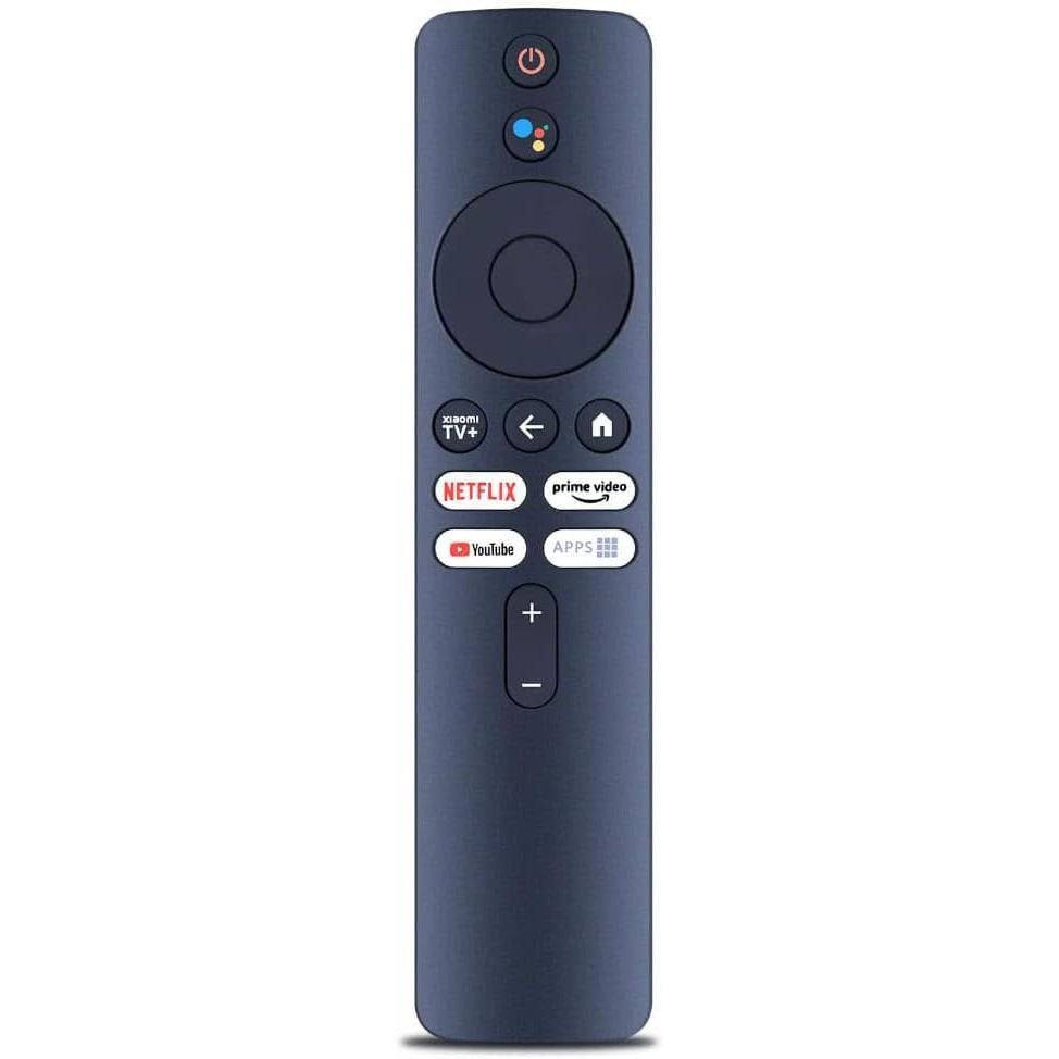 XMRM-M3 รีโมทคอนโทรลด้วยเสียงบลูทูธสําหรับ Xiaomi Mi TV Box S 2nd Gen, สีดํา, พร้อมปุ่มวิดีโอ Netfli