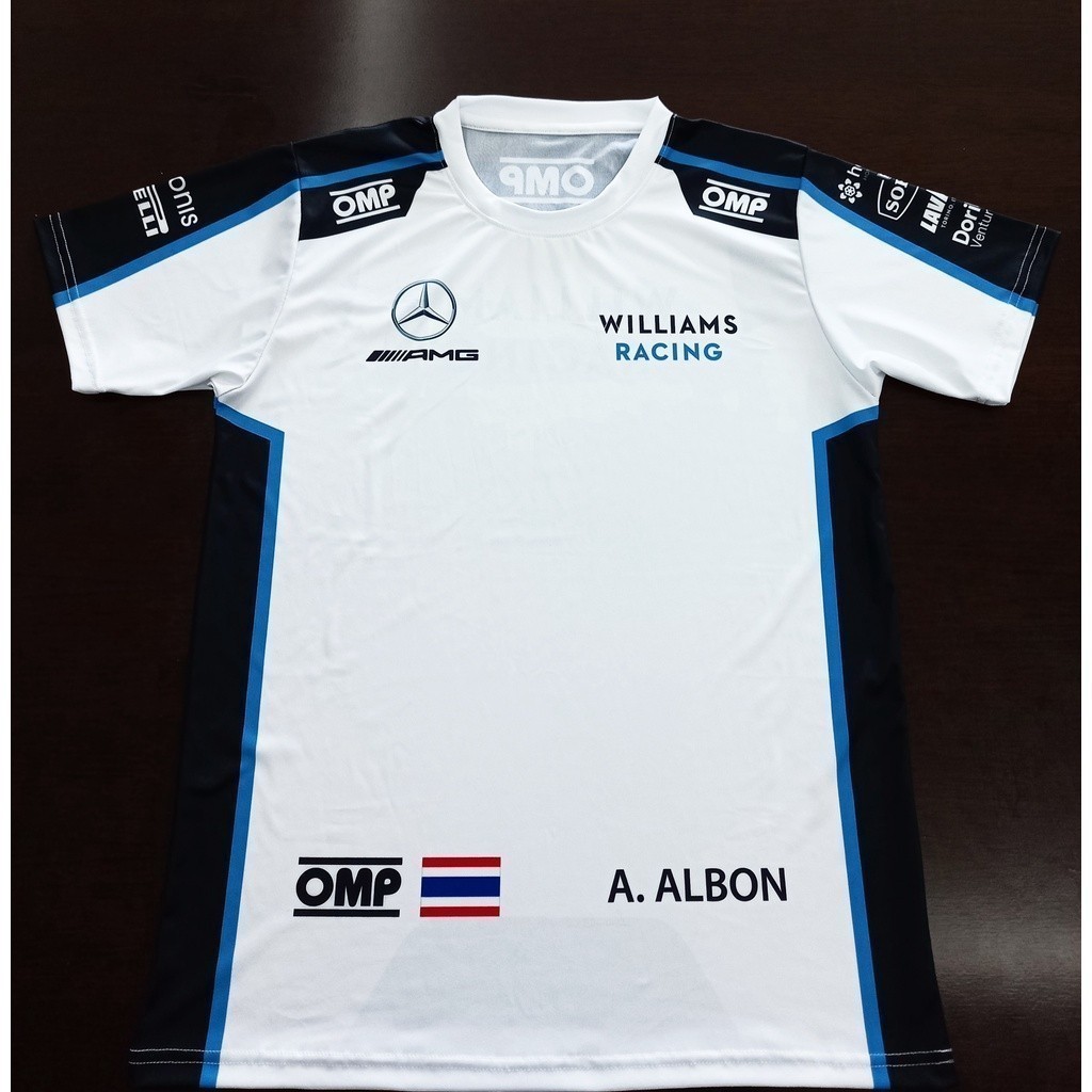 Formula 2025 เสื้อยืดโปโล One Willies Racing Team Willies Jersey Alex Albon Fm0034