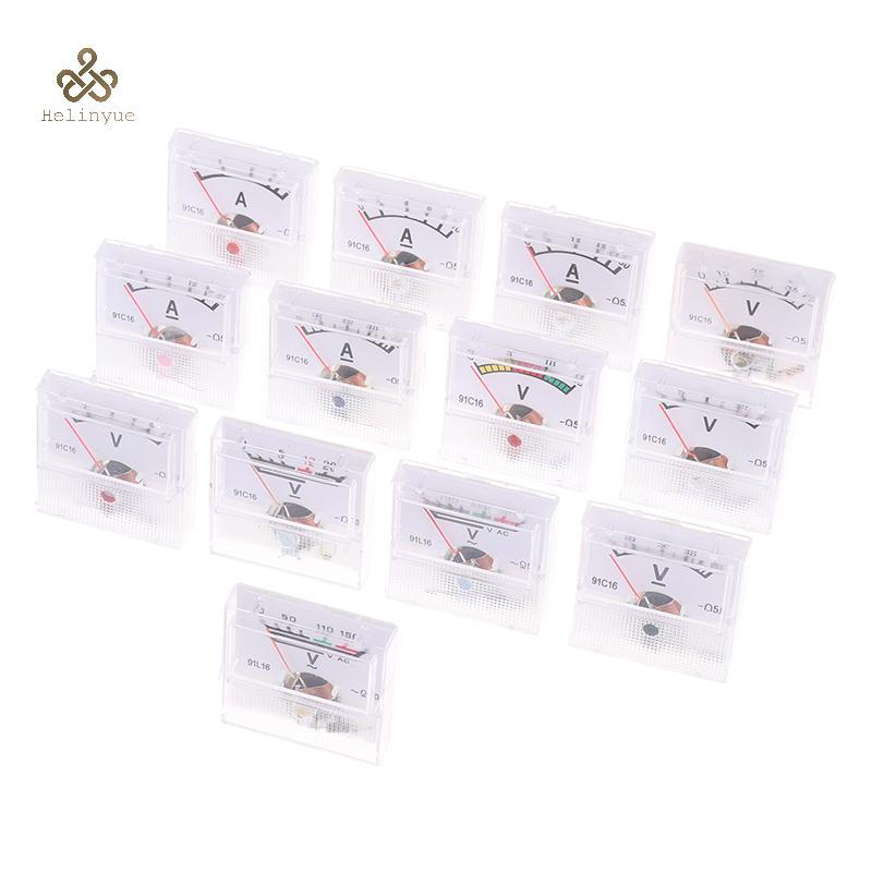 HELINYUE AC 150-300V DC 10-250V DC 5-75A แอมป์มิเตอร์