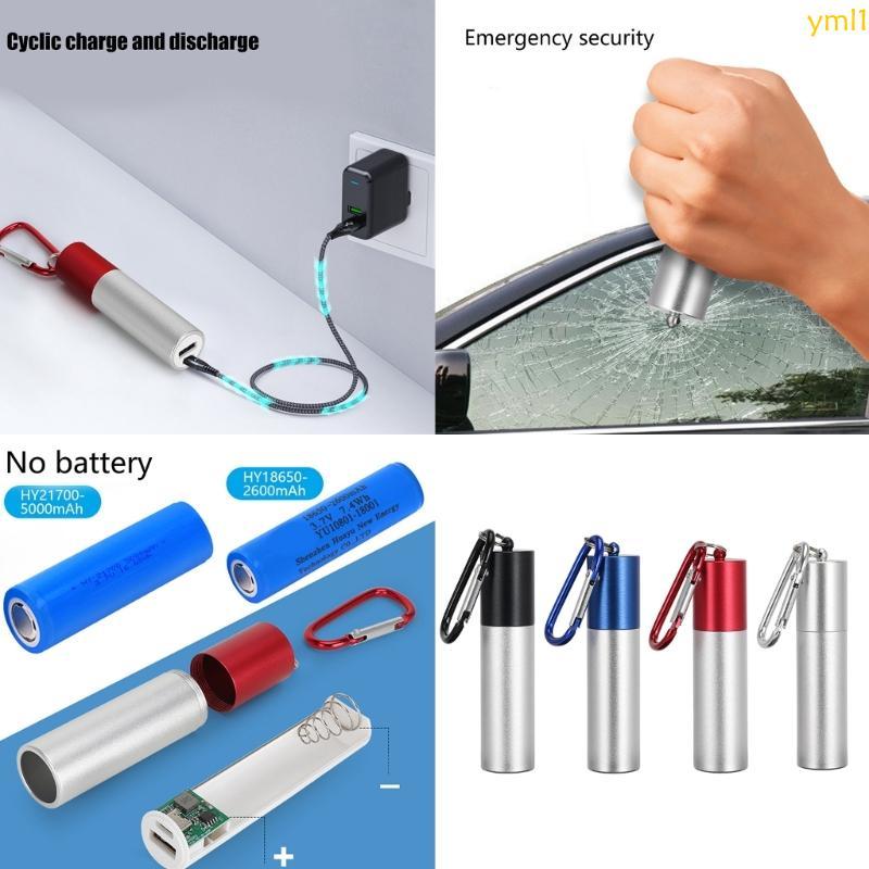 Yml1 แท่นชาร์จพร้อม Window Breaker Function 21700 Holder สําหรับโทรศัพท์