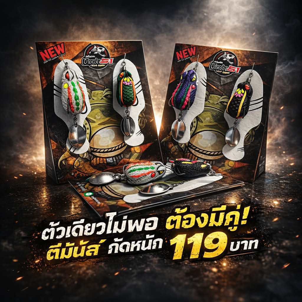คละสี แพ็ดน้ำตาล  กบยางมังกรน้อย รุ่น มังกร S1แพ็คคู่สุดคุ้ม เพียง119 บาทได้ถึง 2 ขนาดแอคชั่นดิ้นสมจริง กัดเป็นโดน กบยาง