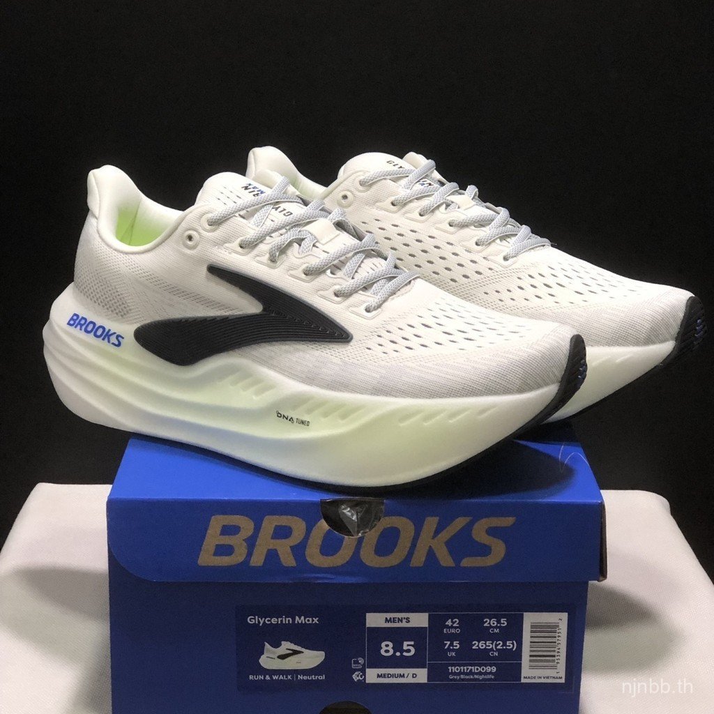 เสื้อคอเต่า Brooks Glycerin ดีไซน์คอมเพรสชั่น ซัพพอร์ตการวิ่ง marathon และใช้งานประจำวัน