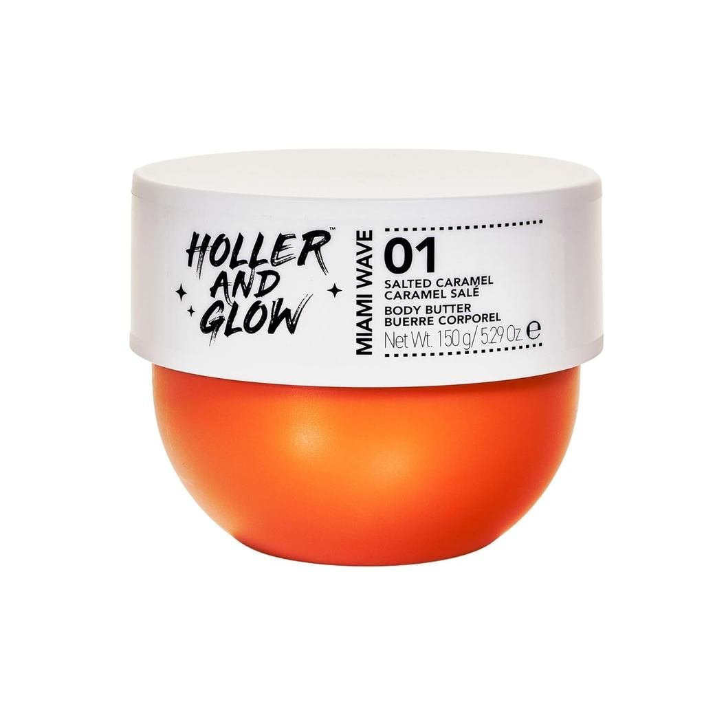 Holler and Glow Miami Wave Salted Caramel Body Butter, Body Butter For Women, Scents Good, Body Loti