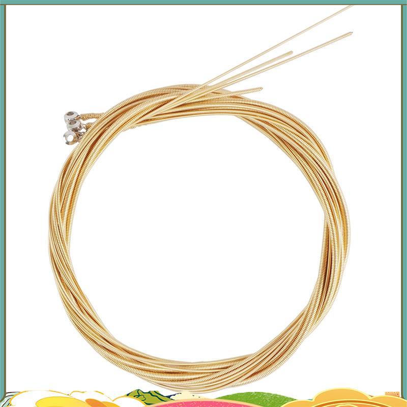 4 ชิ้น/เซ็ต Acoustic Bass String ทองเหลืองเหล็กคาร์บอน Core Strings สําหรับเครื่องดนตรี Bass Strings