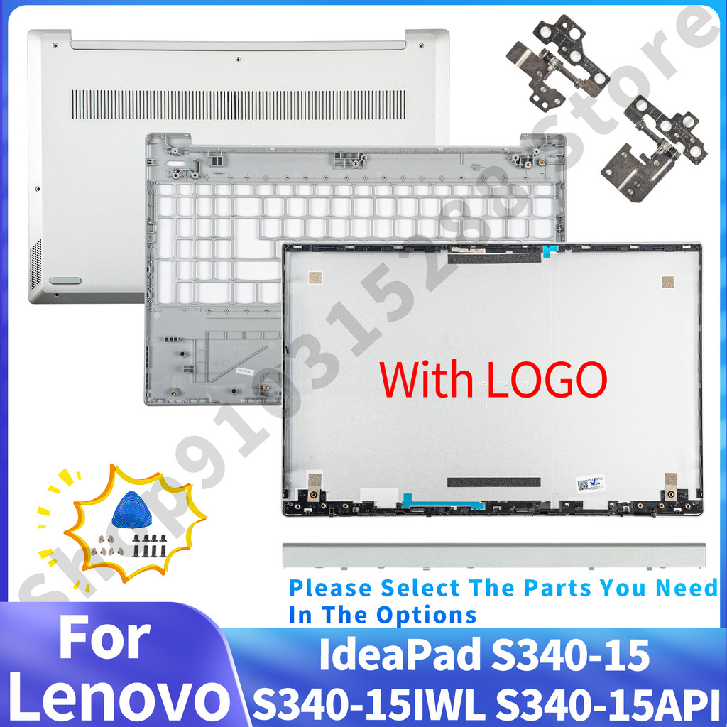ใหม่สําหรับ Lenovo IdeaPad S340-15 S340-15IWL S340-15API LCD ปกหลัง Palmrest ด้านล่าง 15.6in