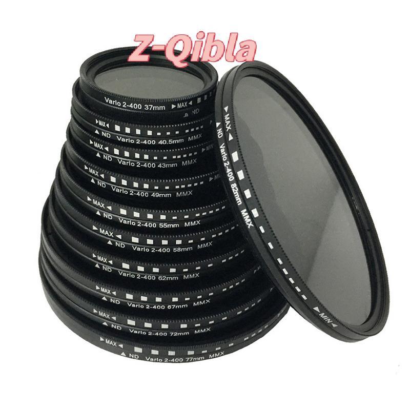 [Z-Qibla-t] Fader Variable ND Filter ปรับได้ ND2 ถึง ND400 Neutral Density 40.5 43 46 49 52 55 58 62