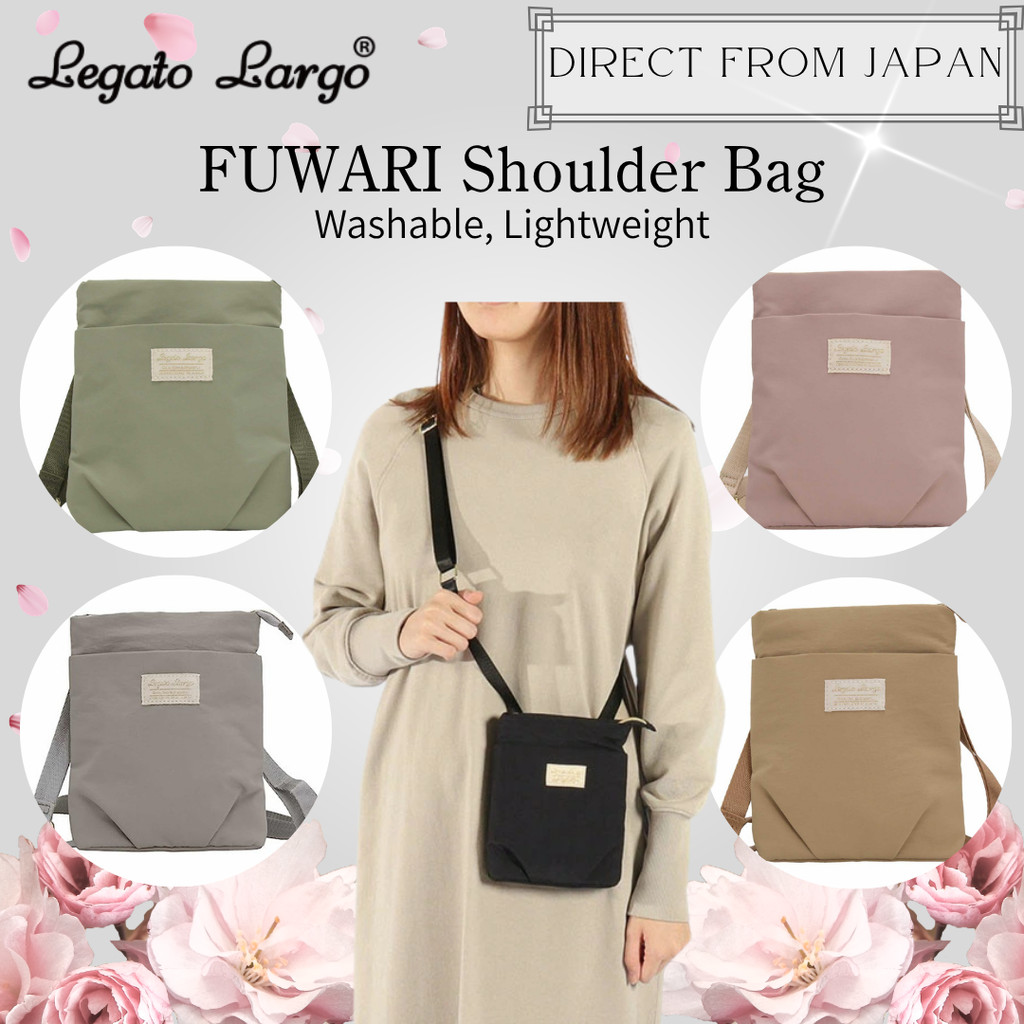 Legato Largo Lightweight Washable Shoulder Bag for Women - FUWARI