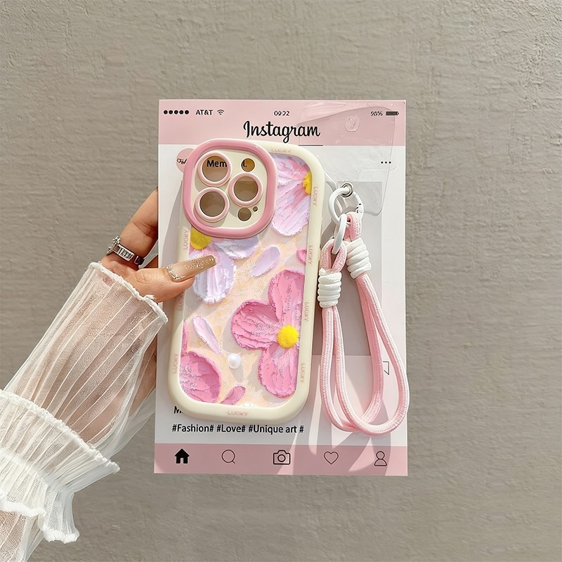 เคส+สร้อยข้อมือ OPPO A3X A3 A7 A5S A12 A11K A3S A12E A15 A15S A16 A16S A54S A16K A16E A17 A17 A17K A