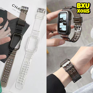 สายรัดกรณีนุ่ม for Huawei Band 10 9 8 / Huawei Band 10 9 8 NFC อุปกรณ์ปกป้องหน้าจอ TPU for Smart Watch Huawei Band 7