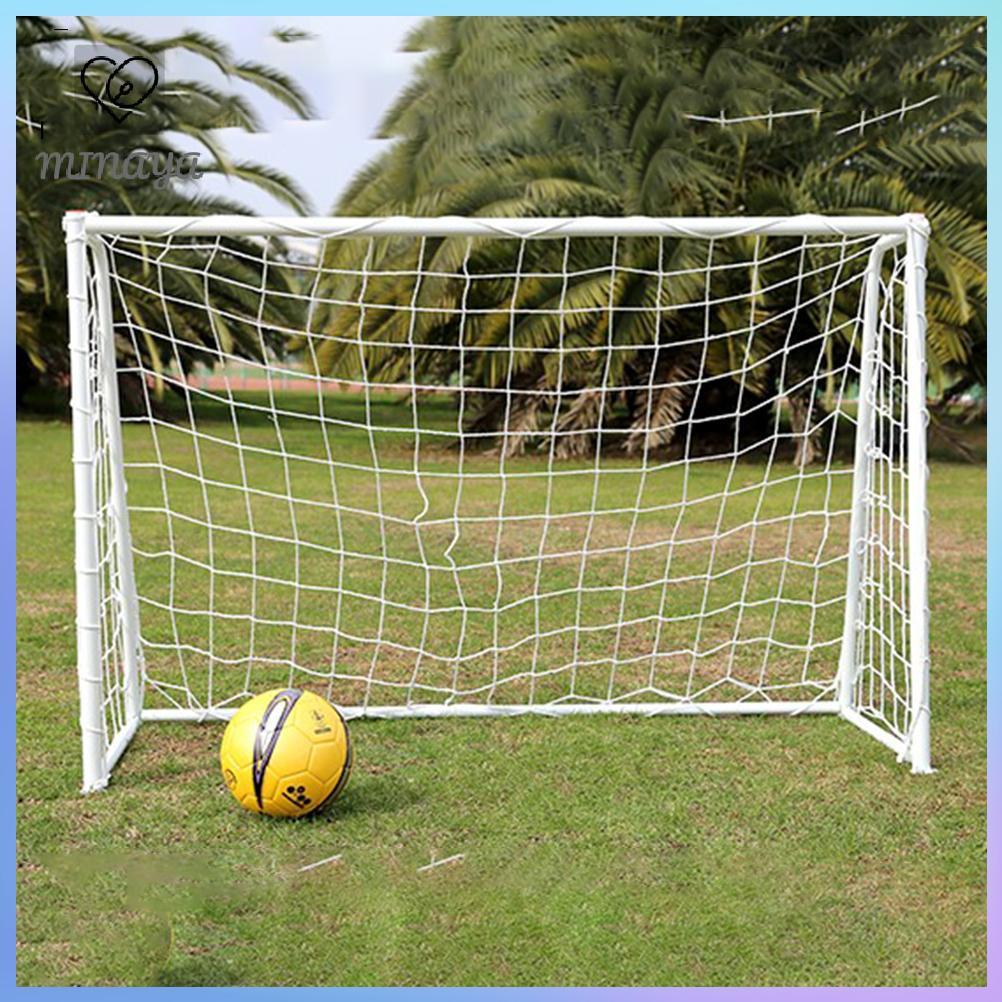 [MINA] 6 x 4ft Football Goal Post Net สําหรับเด็กการฝึกอบรมการแข่งขันฟุตบอลกลางแจ้ง TH