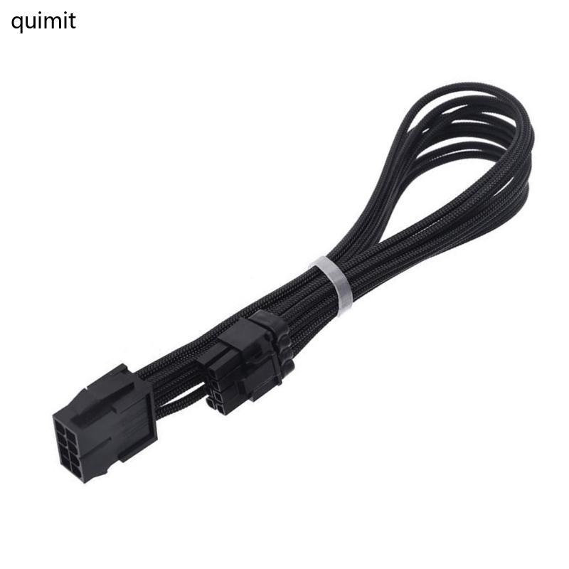 QUIM GPU 8Pin 6+2 ถึง PCIE สายไฟ 8Pin PCIExpress อะแดปเตอร์สําหรับกราฟิก