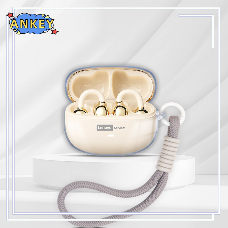 for Lenovo LE302 Case Soft Clear TPU Shockproof Protective Cover Accessories with nylon Lanyard