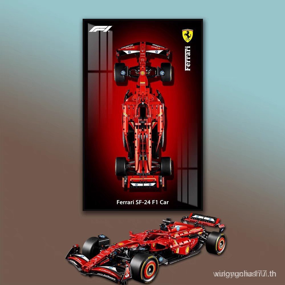 Lego Building Block Wall Frame Lego 42206 Ferrari 42207 Red Bull Racing F1 Mercedes F1 Building Bloc
