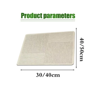 ขนาด30*40/40*50CM แผ่นรองจาน แผ่นรองจานซับน้ำ สำหรับอุกร์ครัว ดูดซับน้ำได้ดี ทำความสะอาดง่าย