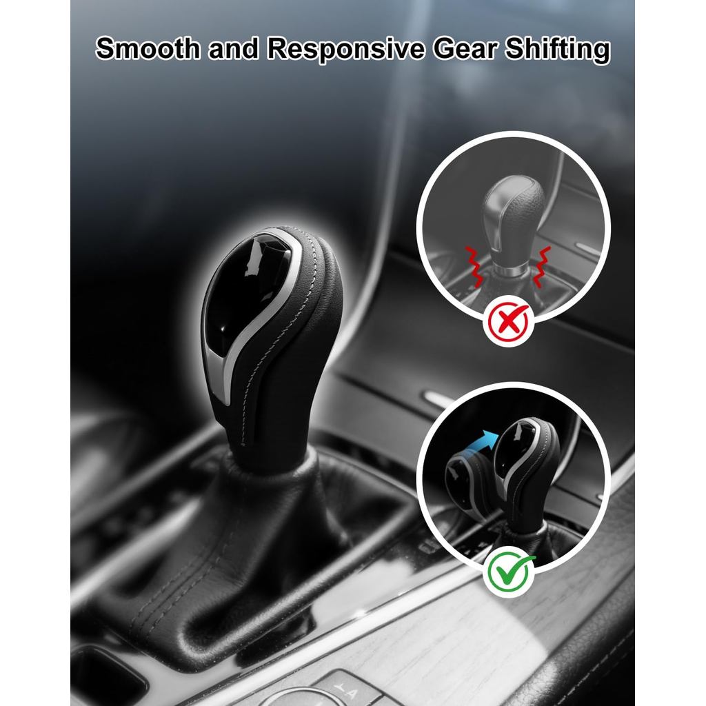 Shift Knob Fit สําหรับ Infiniti Q50 Q60 QX60 QX80 2016-2022 เปลี่ยน 34910-9NF0B เกียร์ Shifter Handl