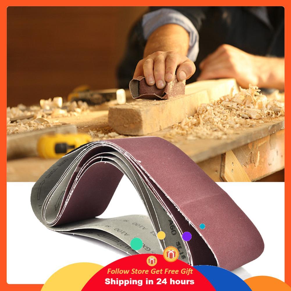 Supergoodsales 6 ชิ้น GXK51-B สายพานขัด 915x100 มม. ไม่มีที่สิ้นสุด 60/80/100/120/150/180