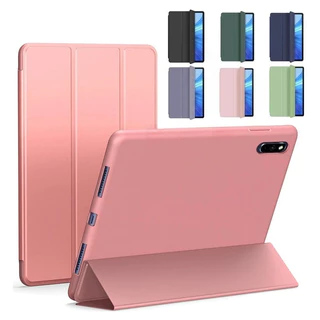 สีทึบสําหรับ Honor Pad V9 V8Pro 11.5 12.1 นิ้ว Tri-fold ซิลิคอนอ่อนปกหลังสําหรับ Honor V6 แท็บเล็ต V7 10.4 นิ้ว TPU กันกระแทกแท็บเล็ตเกราะป้องกัน