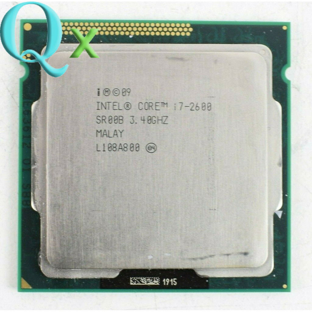 2nd Gen Intel Core i7-2600 LGA1155 โปรเซสเซอร์ CPU 3.4GHz Quad Core 8MB SR00B คอมพิวเตอร์เดสก์ท็อป