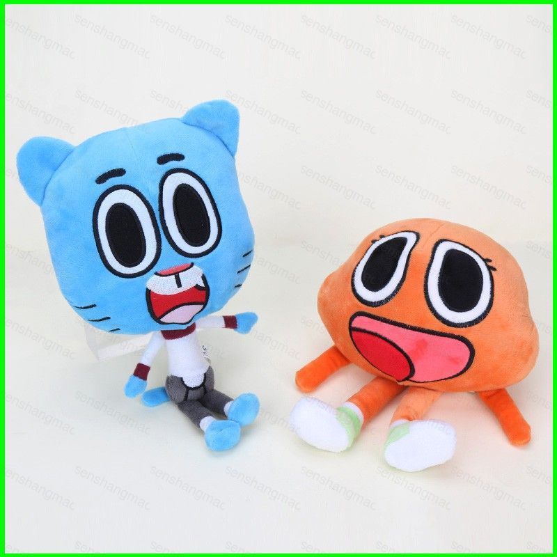 PS1 25cm Amazing World of Gumball ตุ๊กตาตุ๊กตา Gumbo Darwin Anais ตุ๊กตาของเล่นเด็กของขวัญวันเกิด SP