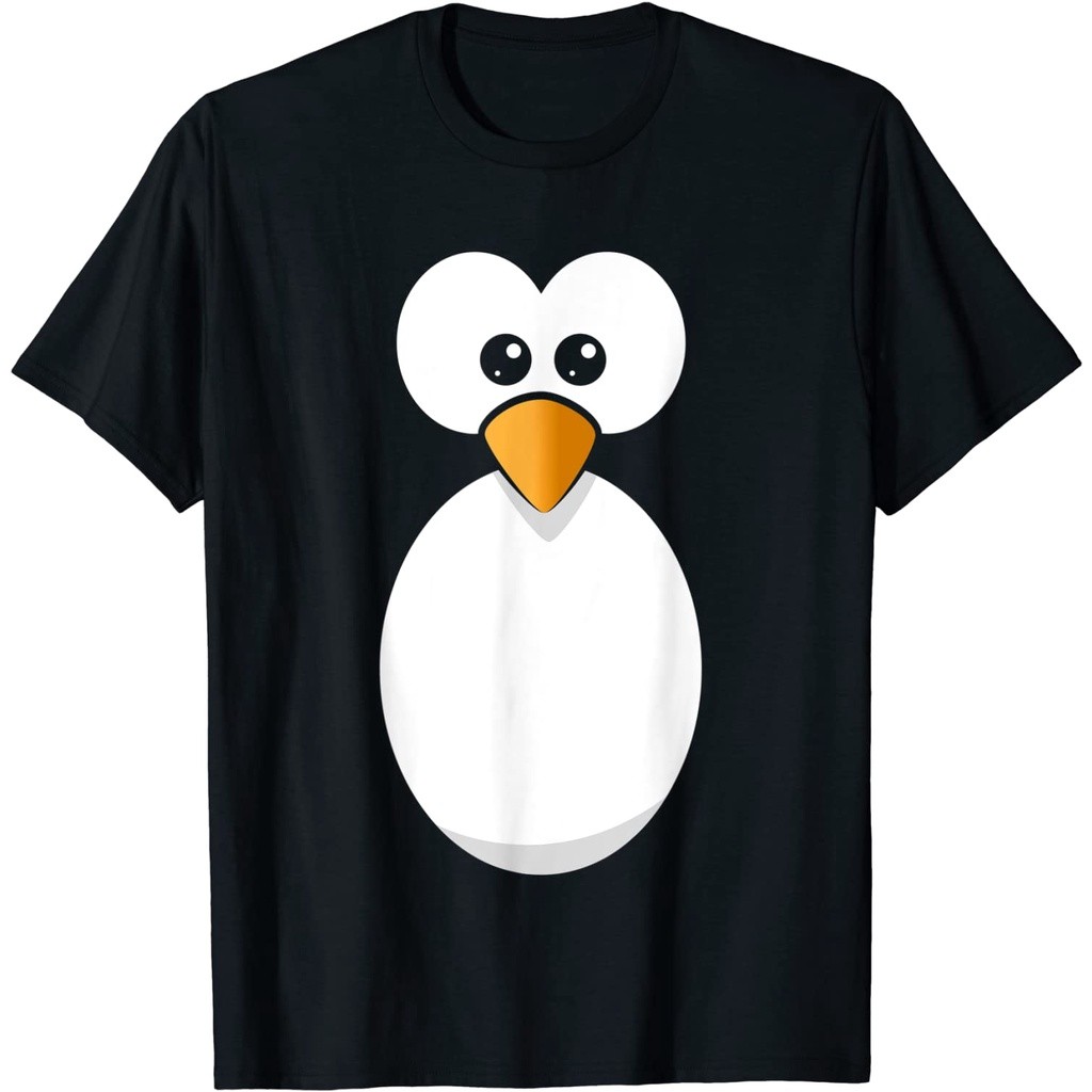 Funny Adult T-Shirt Halloween Costume Funny Black Penguin Gifts T-Shirt