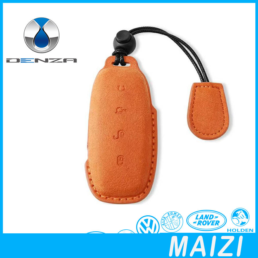 [READY]DENZA D9 Suede Key cover BYD DENZA EV Key shell Leather Strap Buckle MWU0