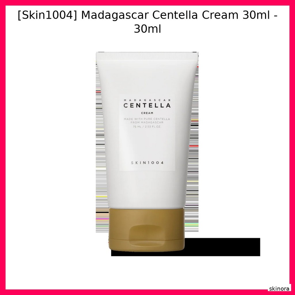 [Skin1004] Madagascar Centella Cream 30ml - 30ml / ครีม Centella เกาหลี / สูตรบางเบา โดย skinora