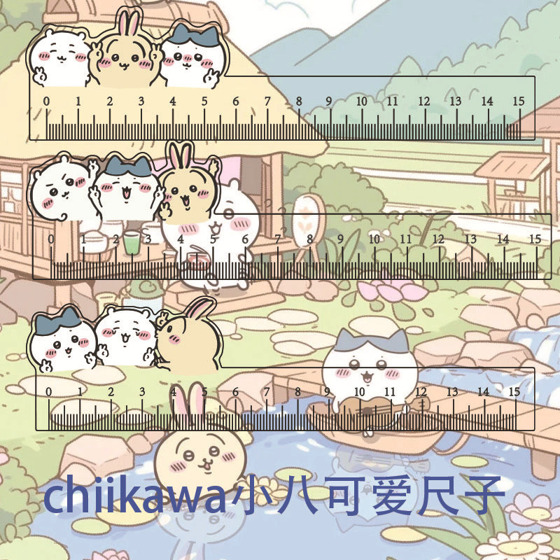 ไม้บรรทัดจิคาวะน่ารักสร้างสรรค์อะนิเมะ15เซนติเมตรไม้บรรทัดสนุกการ์ตูนไม้บรรทัดพลาสติก น่ารัก แฟชั่นเครื่องเขียนนักเรียนอุปกรณ์สํานักงาน